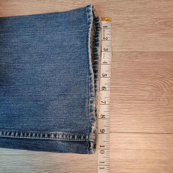 BKE Star Jeans 34 T Flare Low Rise Y2K Medium Light Wash Boho Western - Picture 10 of 11